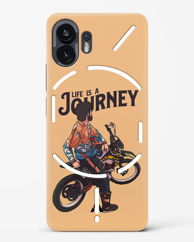 Life is a Journey Hard Case Phone Cover (Nothing)
