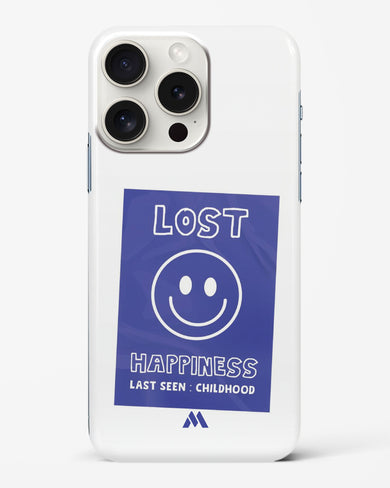 Lost Happiness Hard Case Phone Cover (Apple)