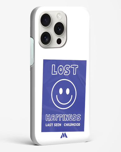 Lost Happiness Hard Case Phone Cover (Apple)