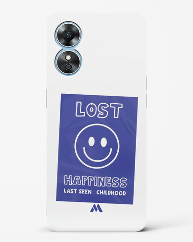 Lost Happiness Hard Case Phone Cover (Oppo)