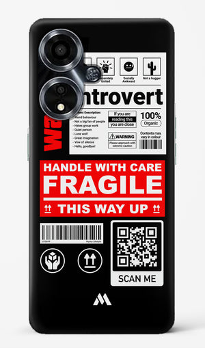 Fragile Hard Case Phone Cover (Oppo)