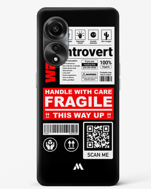 Fragile Hard Case Phone Cover (Oppo)