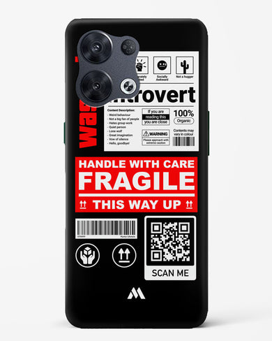 Fragile Hard Case Phone Cover (Oppo)