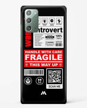 Fragile Hard Case Phone Cover (Samsung)