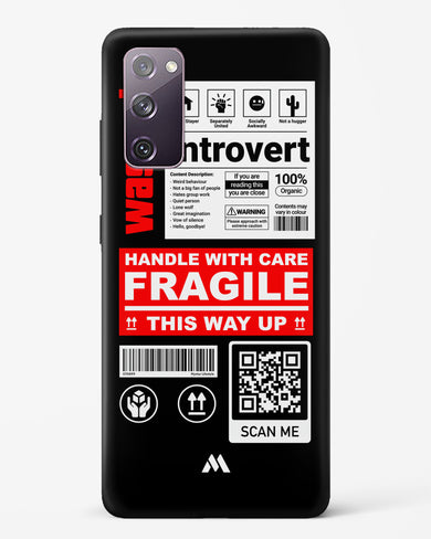 Fragile Hard Case Phone Cover (Samsung)