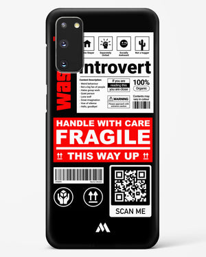 Fragile Hard Case Phone Cover (Samsung)