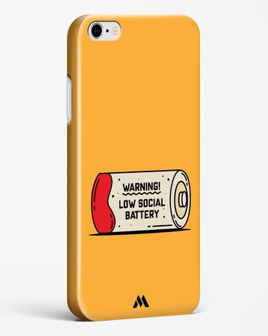 Low Social Battery Hard Case Phone Cover (Apple)