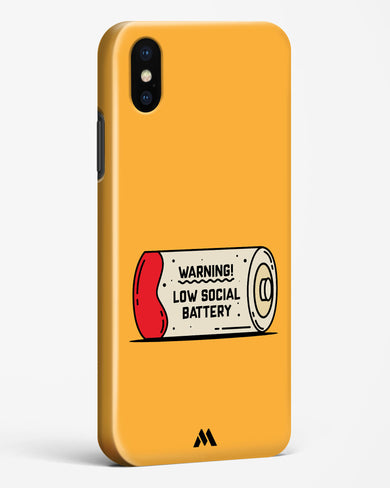 Low Social Battery Hard Case Phone Cover (Apple)