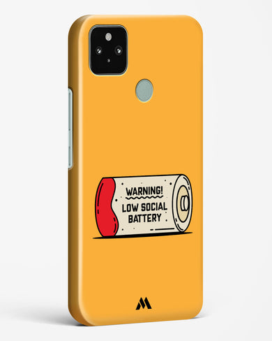 Low Social Battery Hard Case Phone Cover (Google)