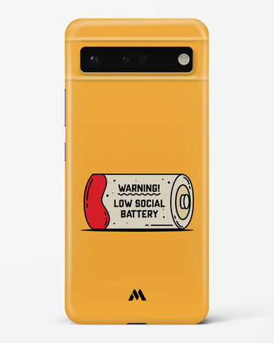 Low Social Battery Hard Case Phone Cover (Google)