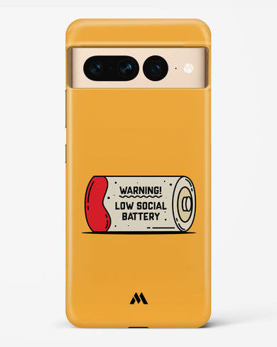 Low Social Battery Hard Case Phone Cover (Google)