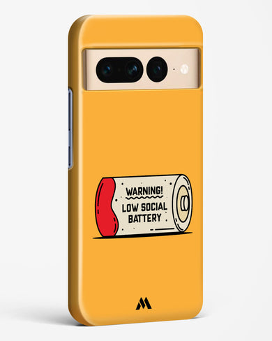 Low Social Battery Hard Case Phone Cover (Google)