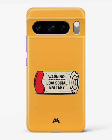 Low Social Battery Hard Case Phone Cover (Google)