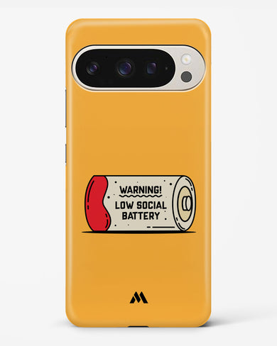 Low Social Battery Hard Case Phone Cover (Google)