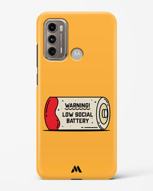 Low Social Battery Hard Case Phone Cover (Motorola)