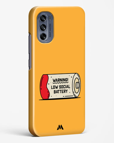 Low Social Battery Hard Case Phone Cover (Motorola)