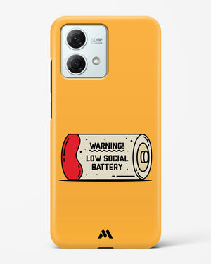 Low Social Battery Hard Case Phone Cover (Motorola)