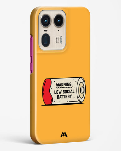 Low Social Battery Hard Case Phone Cover (Motorola)