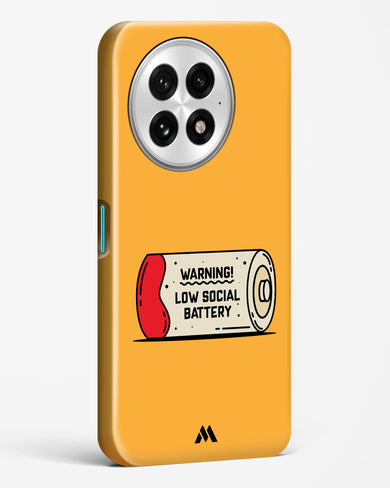 Low Social Battery Hard Case Phone Cover (OnePlus)