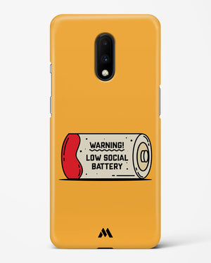 Low Social Battery Hard Case Phone Cover (OnePlus)