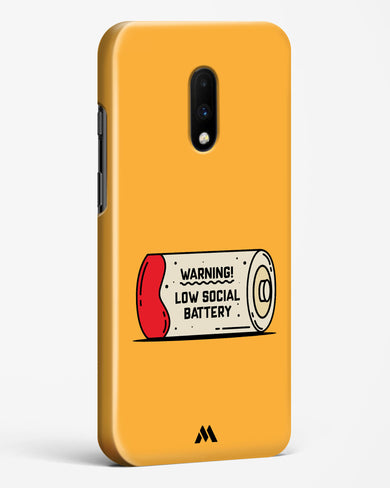 Low Social Battery Hard Case Phone Cover (OnePlus)