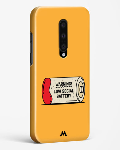 Low Social Battery Hard Case Phone Cover (OnePlus)