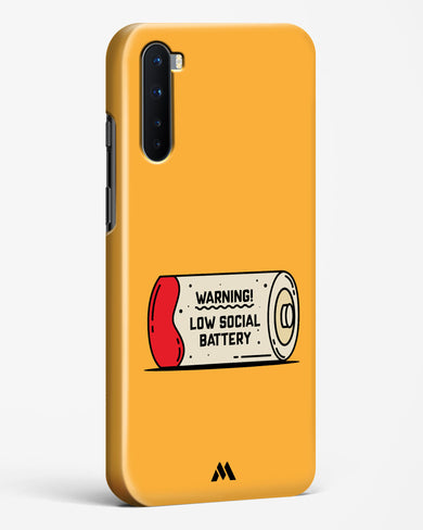 Low Social Battery Hard Case Phone Cover (OnePlus)