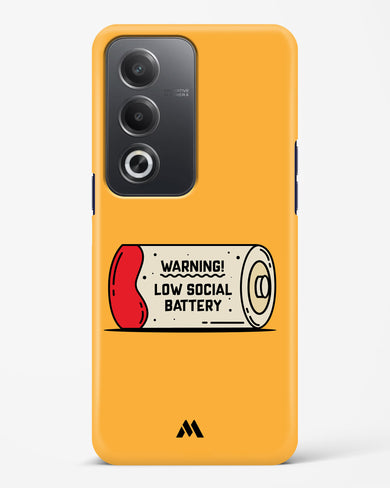 Low Social Battery Hard Case Phone Cover (Oppo)