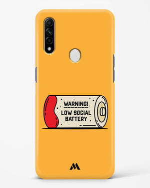Low Social Battery Hard Case Phone Cover (Oppo)
