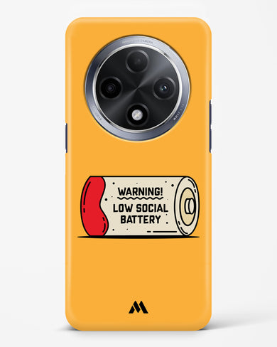 Low Social Battery Hard Case Phone Cover (Oppo)