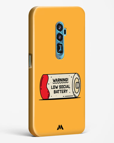 Low Social Battery Hard Case Phone Cover (Oppo)