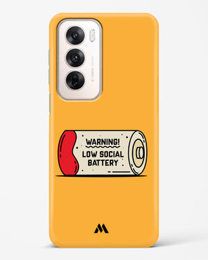 Low Social Battery Hard Case Phone Cover (Oppo)