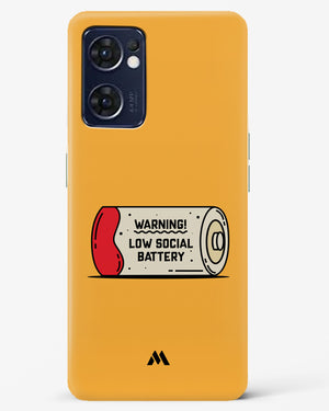 Low Social Battery Hard Case Phone Cover (Oppo)