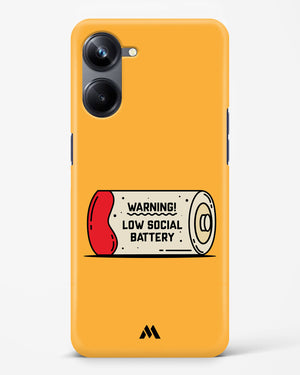 Low Social Battery Hard Case Phone Cover (Realme)