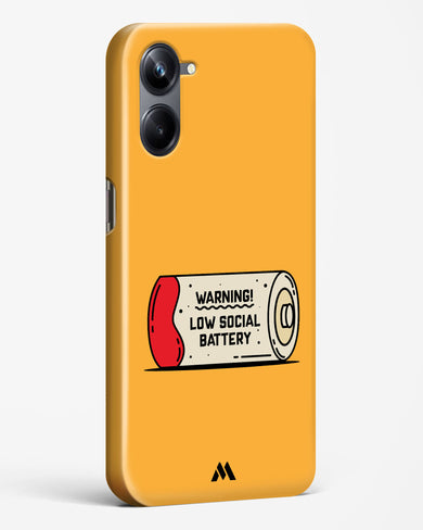 Low Social Battery Hard Case Phone Cover (Realme)