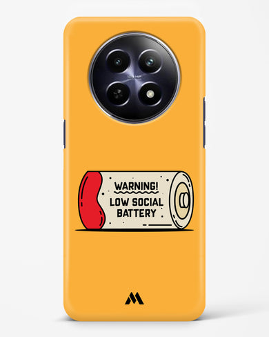 Low Social Battery Hard Case Phone Cover (Realme)