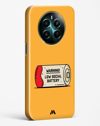 Low Social Battery Hard Case Phone Cover (Realme)