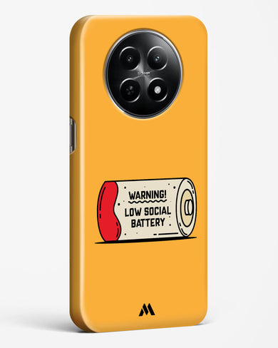 Low Social Battery Hard Case Phone Cover (Realme)