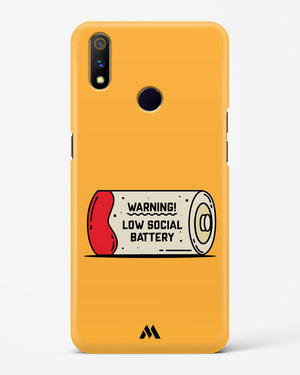 Low Social Battery Hard Case Phone Cover (Realme)