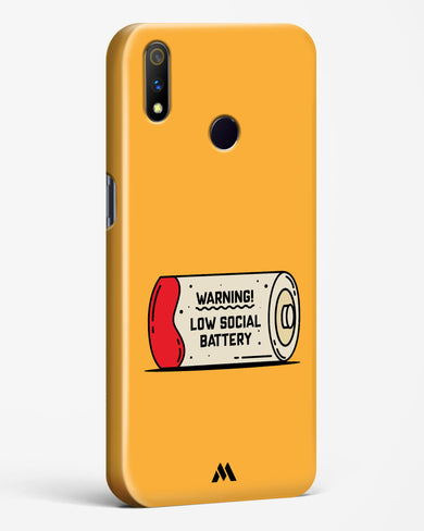 Low Social Battery Hard Case Phone Cover (Realme)