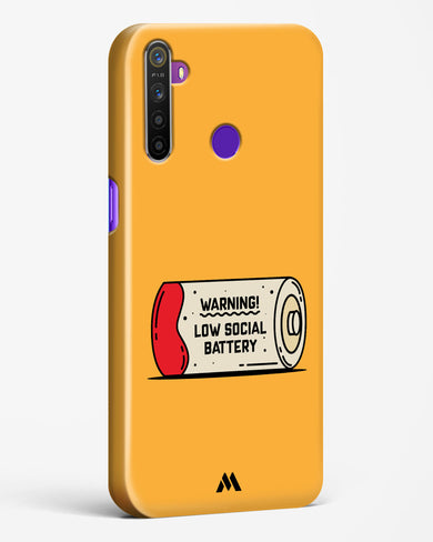 Low Social Battery Hard Case Phone Cover (Realme)