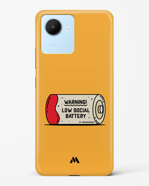 Low Social Battery Hard Case Phone Cover (Realme)