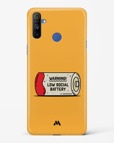 Low Social Battery Hard Case Phone Cover (Realme)