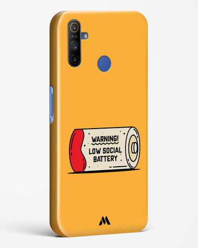 Low Social Battery Hard Case Phone Cover (Realme)