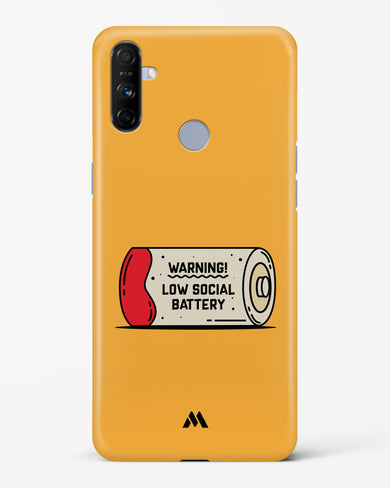 Low Social Battery Hard Case Phone Cover (Realme)