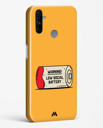 Low Social Battery Hard Case Phone Cover (Realme)