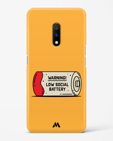 Low Social Battery Hard Case Phone Cover (Realme)