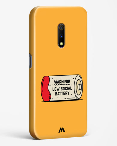 Low Social Battery Hard Case Phone Cover (Realme)