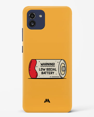 Low Social Battery Hard Case Phone Cover (Samsung)