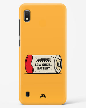Low Social Battery Hard Case Phone Cover (Samsung)
